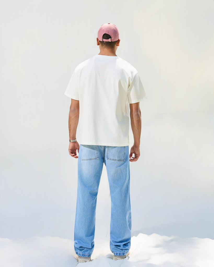 Light Blue Basic Straight Jeans – TOUCAN WEAR