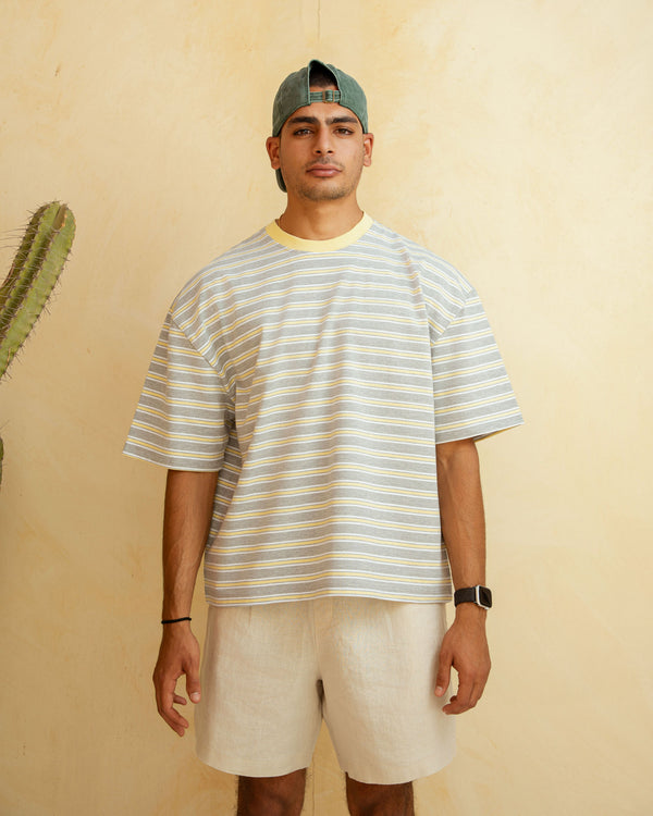 Grey Striped T-shirt