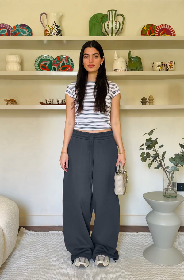Steel Ultra Wide Balloon Sweatpants