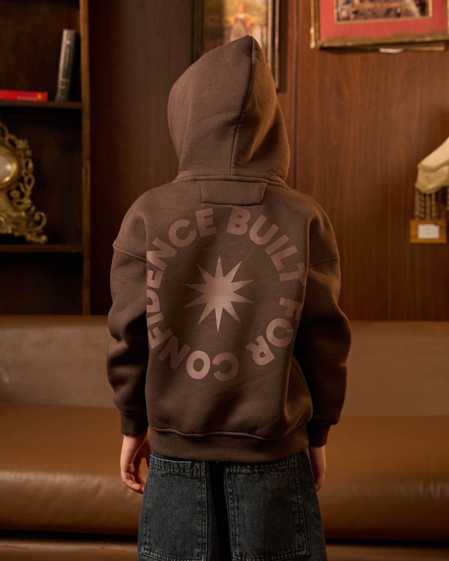 Brown Built For Confidence Hoodie