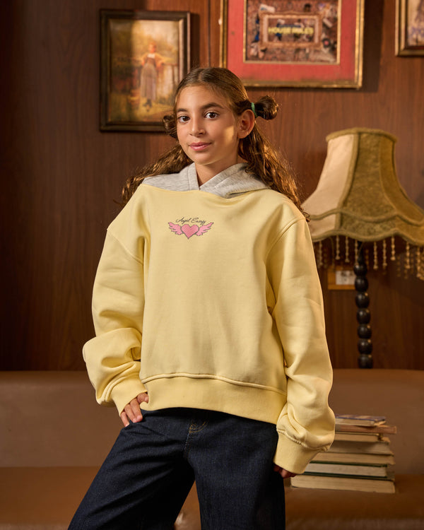 Butter Yellow Angel Energy Hoodie