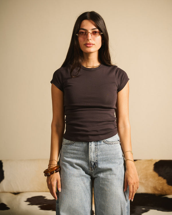 Steel Basic Ribbed T-shirt