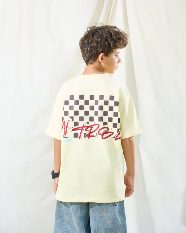 Yellow N.Trouble T-shirt